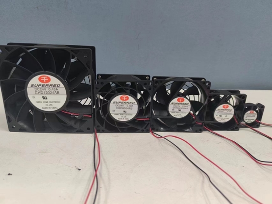 Mini ventilateur d'écoulement axial de C.C d'OEM 120x120x38mm 12v 24v 48v