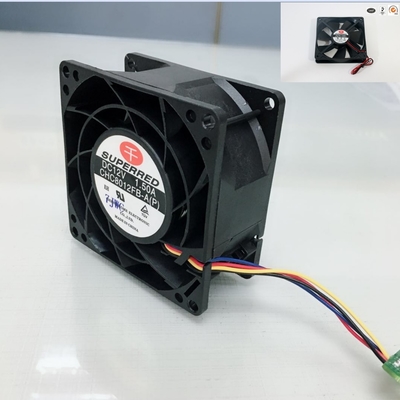 Couleur adaptée aux besoins du client de noir du ventilateur 80x80x25mm d'unité centrale de traitement de C.C pour l'ordinateur