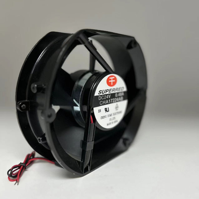fan sans brosse noire du C.C 12V 120x120x25mm avec le roulement à billes/l'incidence de douille