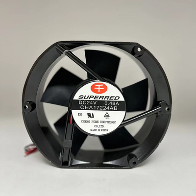 Taille en plastique sans brosse noire de cadre de la fan PBT 94V0 de C.C adaptée aux besoins du client