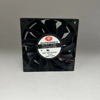 Ventilateur adapté aux besoins du client de C.C de Pin Connector Black Plastic de la fan 3 d'unité centrale de traitement de C.C de taille
