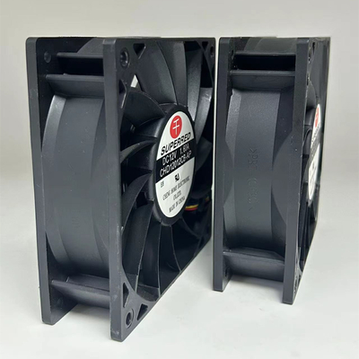 couleur en plastique de noir de fan d'unité centrale de traitement de C.C de 94V0 PBT avec le roulement à billes/palier manchon