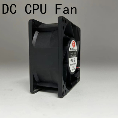 Ventilateur d'ordinateur à courant continu en plastique PBT 0.2A 60x60x10mm Ventilateur de refroidissement CPU