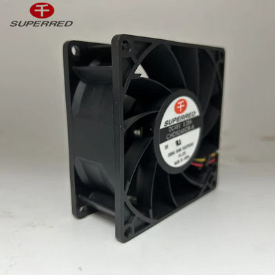 Ventilateur d'ordinateur à haute performance 12V CC avec couleur noire et connecteur à 3 broches