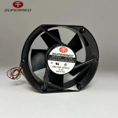 PBT en plastique 94V0 Ventilateur d'ordinateur à courant continu 25dBA Faible bruit 35000 heures de vie