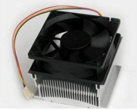 Fonctionnement fiable et de haute performance 12V CC CPU Ventilateur en plastique PBT 94V0