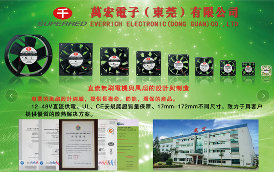 Le TUV délivrent un certificat 0,556 M3/Min Print Cooling Fan