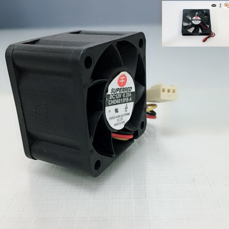 roulement à billes de ventilateur de C.C 2.4W/palier manchon avec 3 Pin Connector